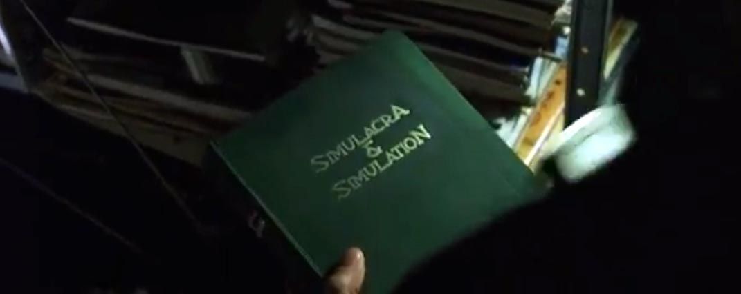fotograma the matrix. Cultura, simulacro y simulación. Matrix y Baudrillard.