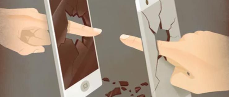 Real Touch. Obra de Marco Melgrati. Smartphones. Sociedad del espectáculo.