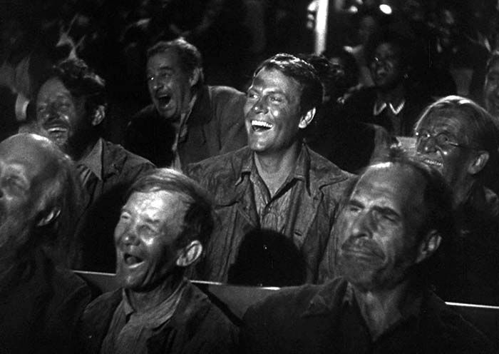 Cine. Cultugrafía. Fotograma de los viajes de sullivan (1941). Director Preston Sturges.