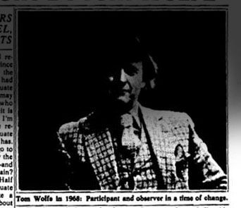 Tom Wolfe y el nuevo periodismo. Cultugrafía. Pensamiento crítico