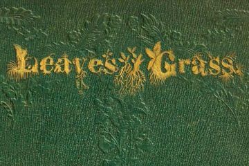 Imagen destacada artículo sobre la naturaleza en la obra de Walt Whitman. Portada de Leaves of Grass