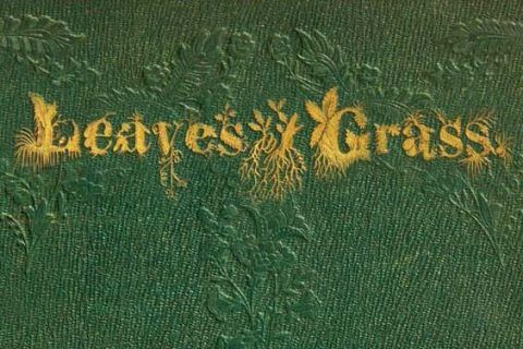 Imagen destacada artículo sobre la naturaleza en la obra de Walt Whitman. Portada de Leaves of Grass