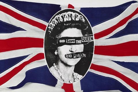 God Save The Queen, la obra de Jamie Reid utilizada por Sex Pistols. La Escuela de Fráncfort y el Situacionismo.