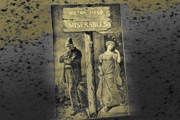 Dibujo de Primera edición ilustrada de Los miserables de Victor Hugo (1890). Análisis literario en Cultugrafía. Difusión y crítica cultural.