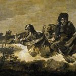 Atropos (1819-1823), de Francisco de Goya. Imagen destacada del artículo Estética y contexto: la experiencia artística plena.