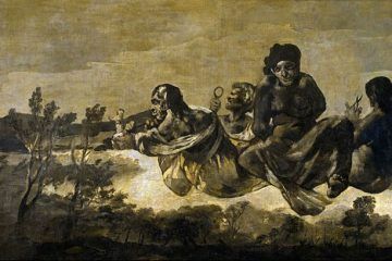 Atropos (1819-1823), de Francisco de Goya. Imagen destacada del artículo Estética y contexto: la experiencia artística plena.
