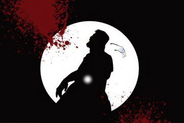 Un hombre es asesinado. Obra de Omar David Taborda Perneth incluida en: Memoria de vida y muerte.