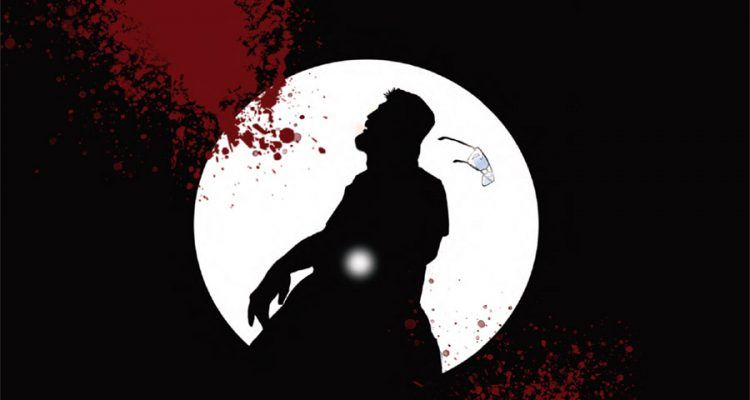 Un hombre es asesinado. Obra de Omar David Taborda Perneth incluida en: Memoria de vida y muerte.
