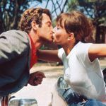 Jean-Paul Belmondo (Ferdinand, “Pierrot”) y Anna Karina (Marianne) en un fotograma Pierrot el loco de Jean-Luc Godard.