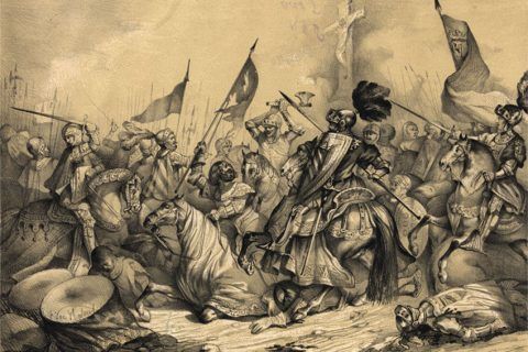 Batalla de Toro (Francisco de Paula Van Halen, circa 1850). Una batalla decisiva entre los reinos de España y Portugal.