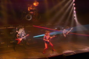 Fotograma videoclip Freewheel Burning de Judas Priest.