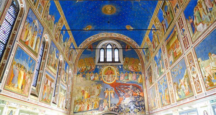 Capilla de los Scrovegni. obra de Giotto. Padua