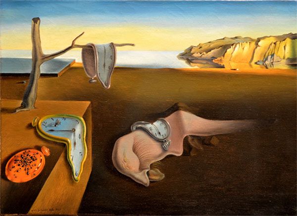 La persistencia de la memoria (1931), de Salvador Dalí. MOMA de Nueva York. El presente, pasado y futuro. Análisis y reflexiones sobre la vida y el tiempo en Cultugrafía, pensamiento crítico.