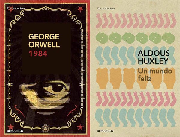 1984 de George Orwell (1949) y Un mundo feliz de Aldous Huxley (1932). Reseña de Cría cuerdos de Cía Deconné en Cultugrafía, difusión y crítica cultural.