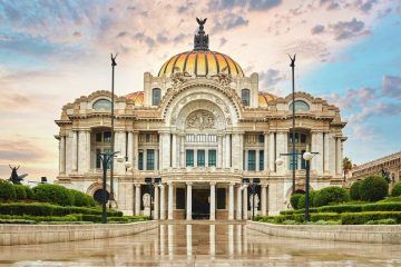 Palacio de Bellas Artes en Ciudad de México. Cultugrafía, difusión y crítica cultural. Turismo y gastronomía.
