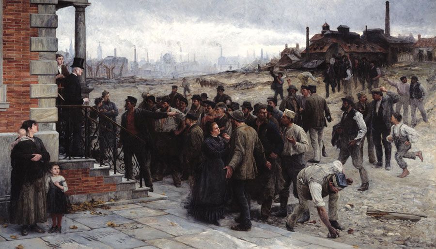 The Strike, La huelga (Robert Koehler, 1886). Pensamiento crítico en cultugrafía. Difusión de la cultura
