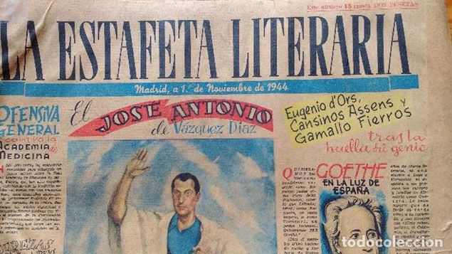 Portada de la revista La Estafeta Literaria (1 de Noviembre 1944)