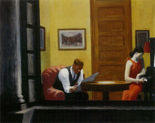 Habitación en Nueva York. Edward Hooper. Sheldon Memorial Art Gallery. 1932.