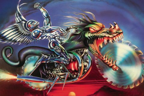 Portada álbum Painkiller de Judas Priest. El heavy metal clásico, revolucionario y más auténtico.