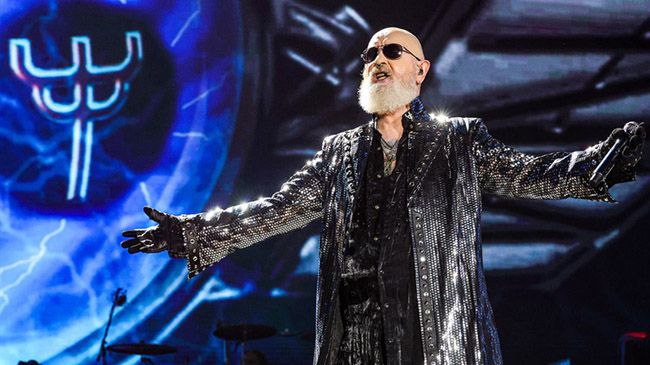 Rob Halford de Judas Priest en el Power Trip festival. Fuente: Planet Rock. Heavy metal. Música en Cultugrafía.