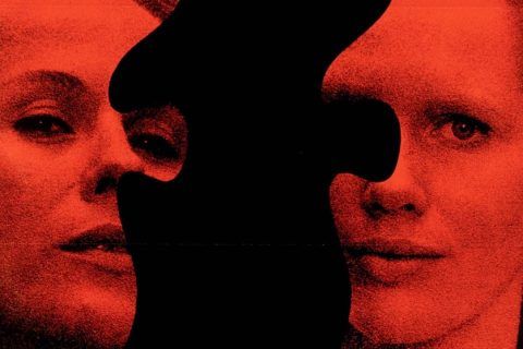 Fragmento de uno de los Póster de Persona, de Ingmar Bergman.