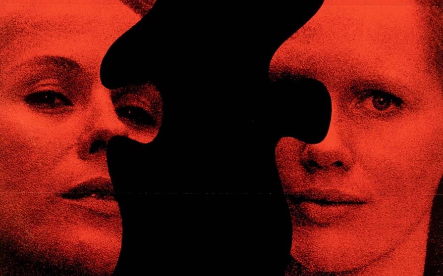 Fragmento de uno de los Póster de Persona, de Ingmar Bergman.