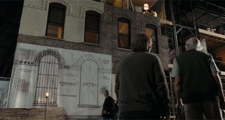 Un fotograma de la película Synecdoche, New York (2008), de Charlie Kaufman. Cultugrafía, difusión y crítica cultural.