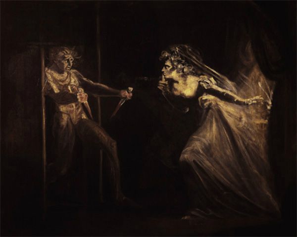 Lady Macbeth con los puñales, Henry Fuseli, 1812.