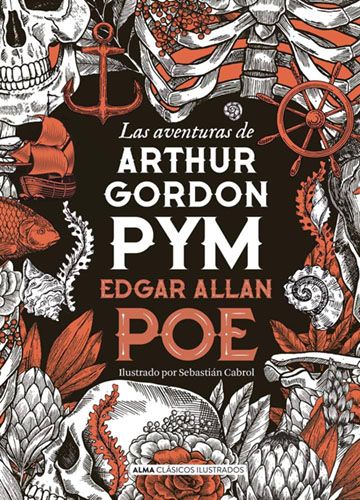 Portada del libro Las aventuras de Arthur Gordon Pym de Edgar Allan Poe.