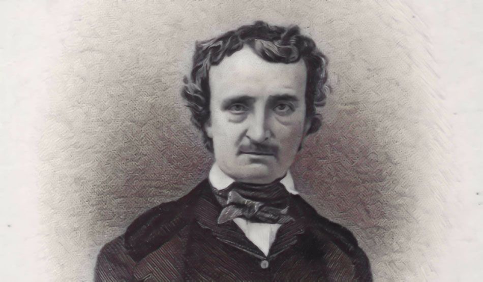 Retrato de Edgar Allan Poe. Dibujo