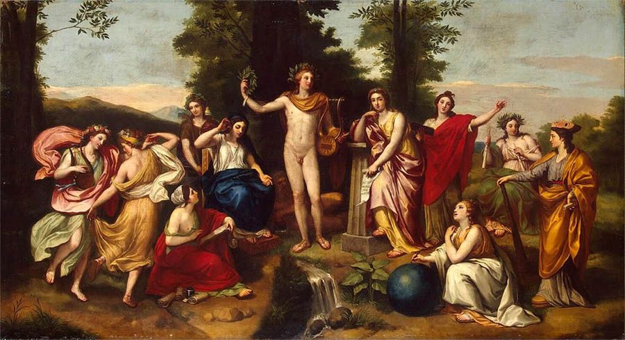 El Parnaso, 1761, Anton Raphael Mengs. Vive la música y cambia tu vida