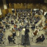 Orquesta Sinfónica de Budapest y Edu Vico grabando Alazán