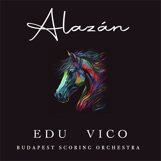 Portada single Alazán de Edu Vico, músico guitarrista flamenco español