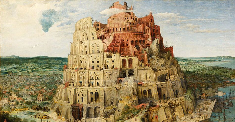 La torre de Babel, de Pieter Brueghel el Viejo. Cultugrafía, pensamiento crítico y difusión cultural. Lingüística.
