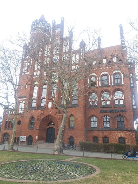 Fachada del ayuntamiento de Schmargendorf, distrito en Wilmersdorf